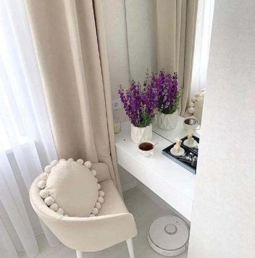 Уютный интерьер. В светлых оттенках. 07