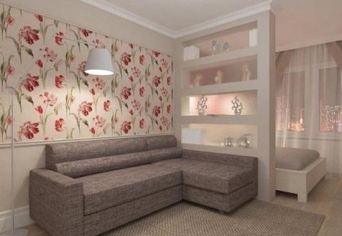 Идея оформления однокомнатной квартиры. 02