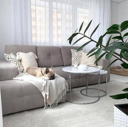 Уютный интерьер. В светлых оттенках. 01