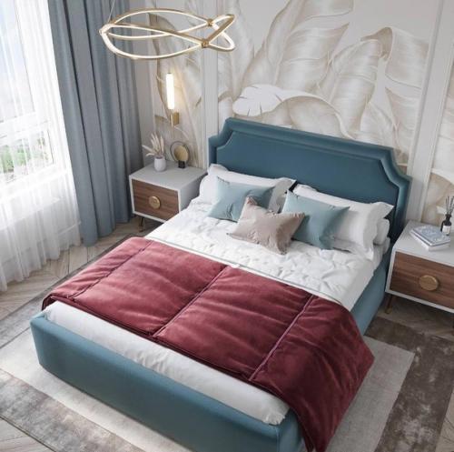 Интерьер спальни в деталях. 06