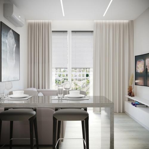 Проект 1-комнатной квартиры 44, 7 кв. 03