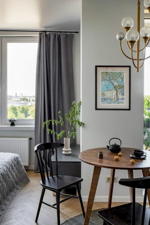 Интерьер квартиры 28, 8 м 2 (31, 7 м 2 с лоджией) в Санкт-петербурге. 05