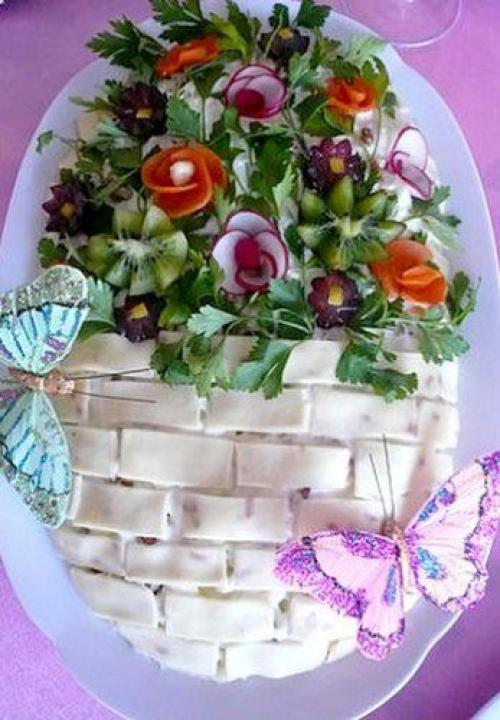 Салаты - корзинки?   Мы собираем идеи к праздничному столу? 01