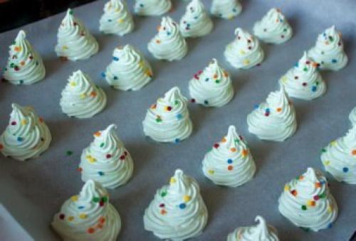 Безе - ёлочки.   Вкусно и красиво? 04