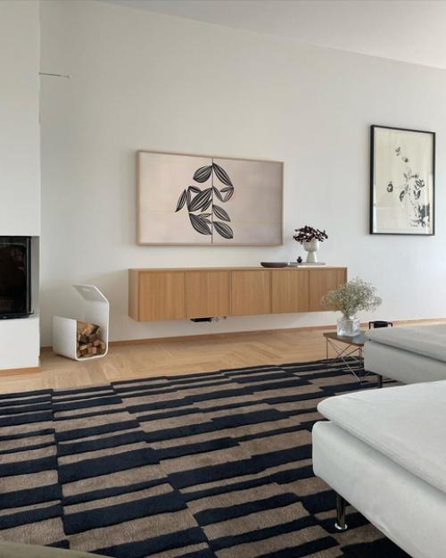 Немного финской деревянной эстетики в интерьере просторного дома с панорамными окнами. 04