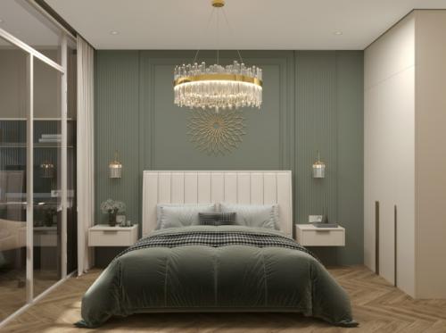 Часть 3. спальня с рабочим столом на лоджии ЖК Бугров. 04