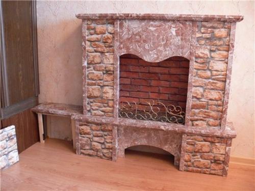 Декоративный камин своими руками. 05