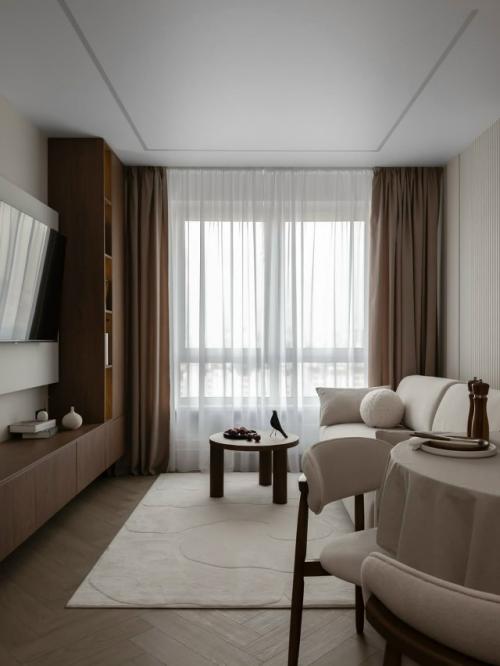 Прекрасный интерьер небольшой квартиры. 01