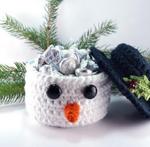 Корзины из джута и трикотажной пряжи. 03