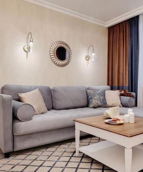 Интерьер в светлых оттенках. 01