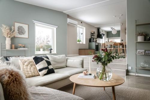 Интерьер в Швеции, где главную роль играет не только белый цвет. 01