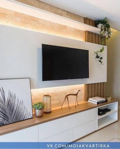 Варианты обстановки гостиной. 04