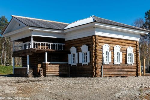 Дом конезаводчика в трактовой экспозиционной зоне музея 