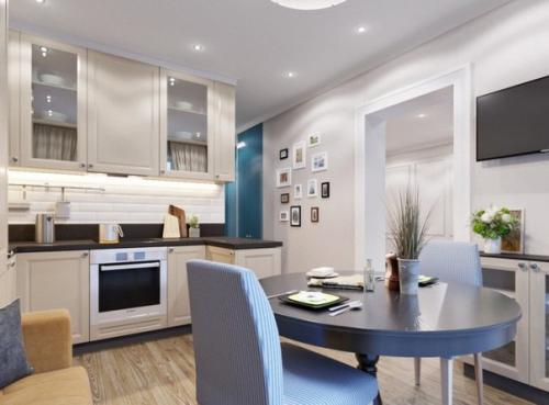 Дизайн 1-комнатной квартиры 47 кв. 03