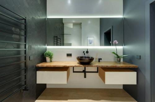 Стильная двухуровневая квартира. 01