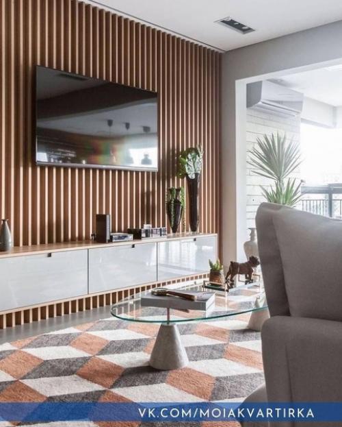 Варианты обстановки гостиной. 06