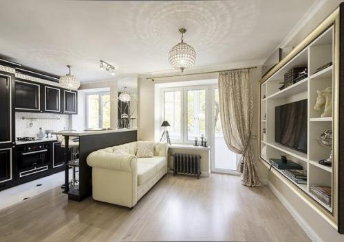 В однокомнатной московской квартире площадью 29 кв. 07