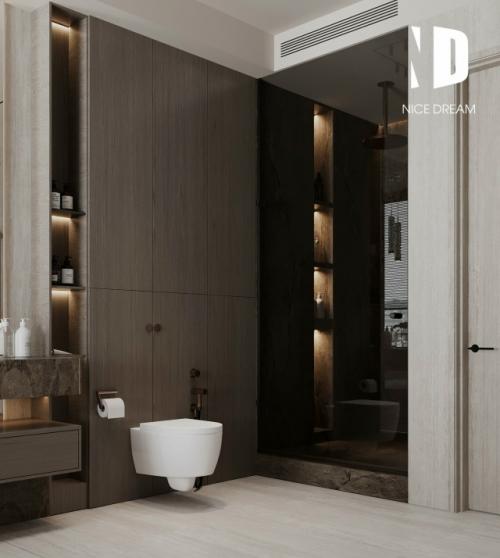 проектыND Этот санузел про состояние: тишина, фактуры, свет и ощущение мне Хорошо Дома. 03