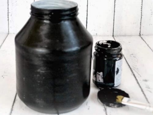 Декупаж стеклянных баночек. 03