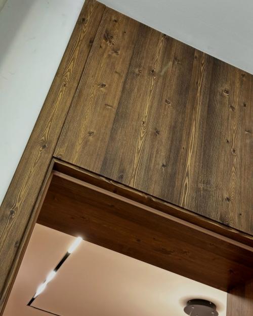 Двери коллекции микс и флеш в цвете ПВХ - покрытия кедр в интерьере покупателя. 02 Двери коллекции микс и флеш в цвете ПВХ - покрытия кедр в интерьере покупателя. 02