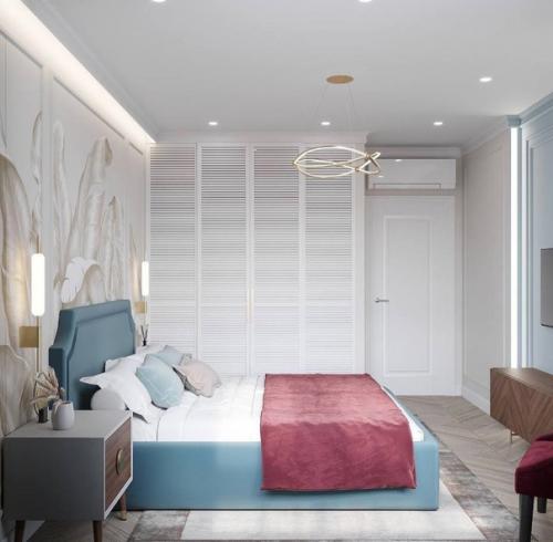 Интерьер спальни в деталях. 03