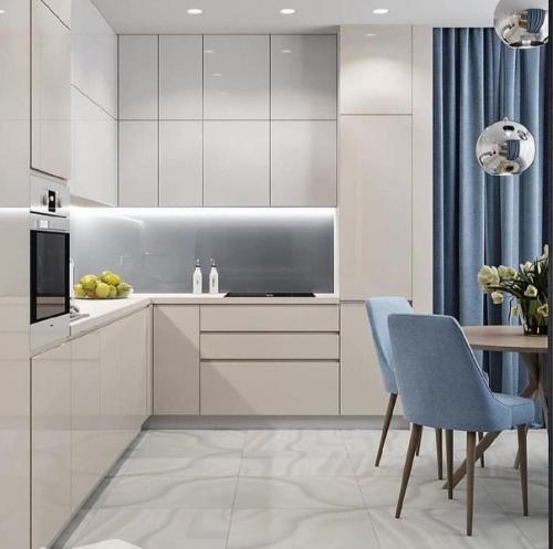 Современная квартира. В светлых оттенках. 04