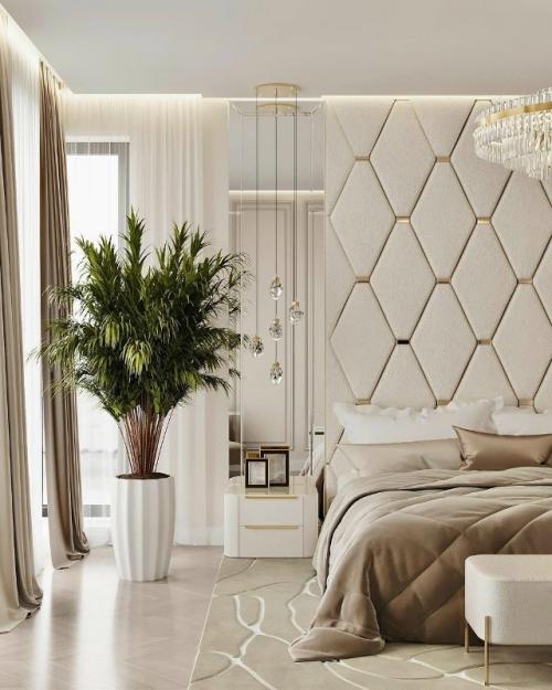 Дизайн проект мастер спальни в частном доме. 02