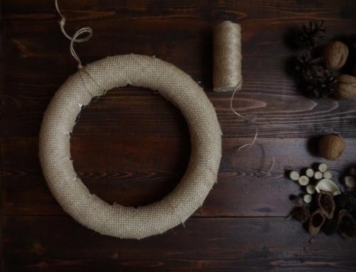 Мастер-класс: новогодний венок. 03