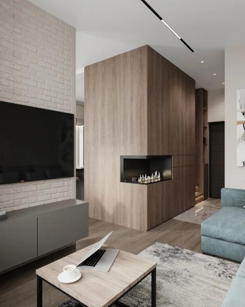 Школа ремонта.  Кухня - гостиная и коридор 36 кв. 05