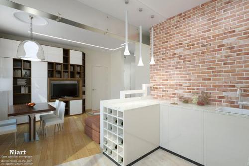 Проект двухкомнатной квартиры 57 кв. 03