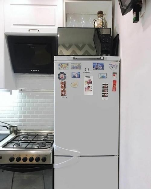 Переделка кухни. Получилась небольшая, симпатичная кухня. 02