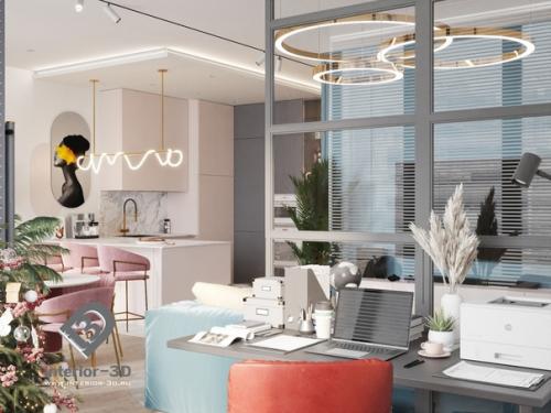 В канун наступающего нового года представляю вам настоящий новогодний и праздничный интерьер! 07