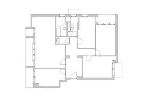 Квартира в стиле колор - блок в Турине. 07 Квартира в стиле колор - блок в Турине. 07