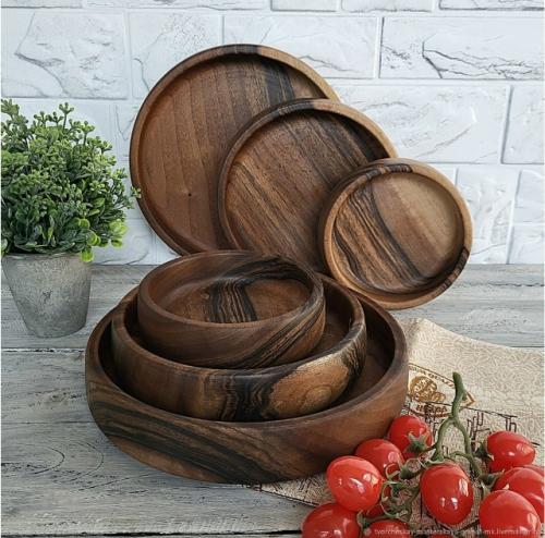 Мода на деревяную посуду возвращается вместе с популяризацией экологичных материалов, деревенской и природной тематики в интерьере. 03