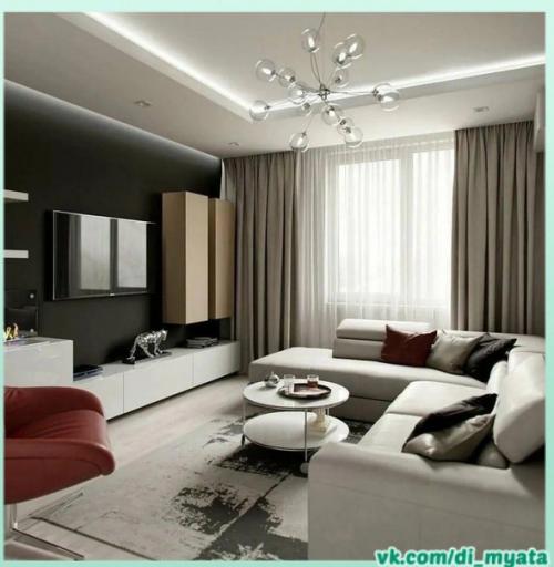 Идеи оформления гостиной. 07