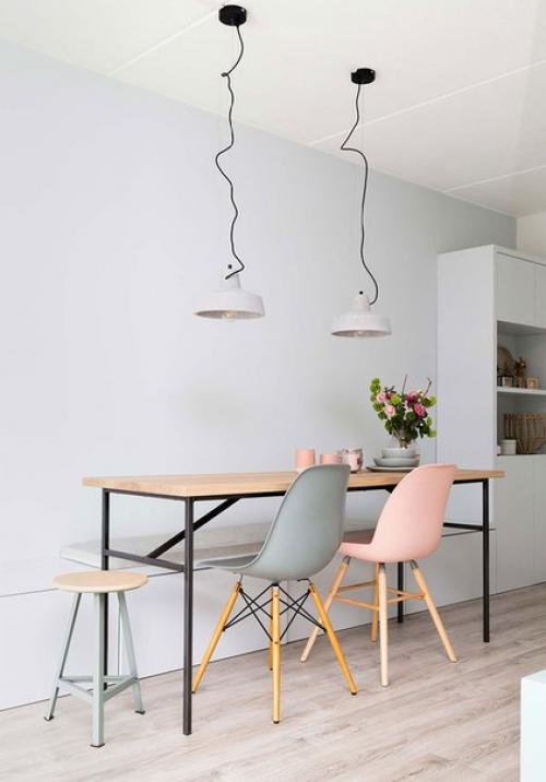 Пастельные оттенки могут стать прекрасным акцентом к спокойному нейтральному интерьеру. 01