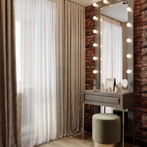 Стильная и функциональная спальня скромных размеров в 12 кв. 03