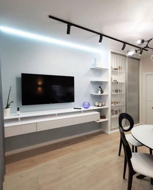 Интерьер кухни - гостиной. 04