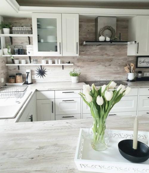 Интерьер квартиры. В светлых оттенках. 05