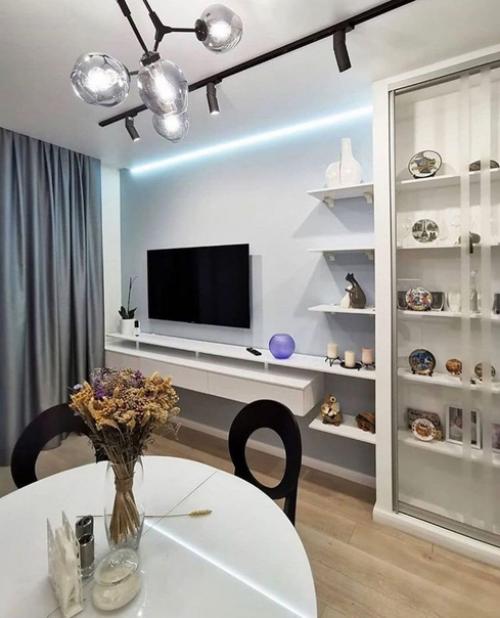 Интерьер кухни - гостиной. 03