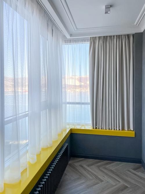 Нечасто мы делаем шторы до подоконника, да ещё и в таком красивом интерьере от дизайнера Яны хижняк. 03