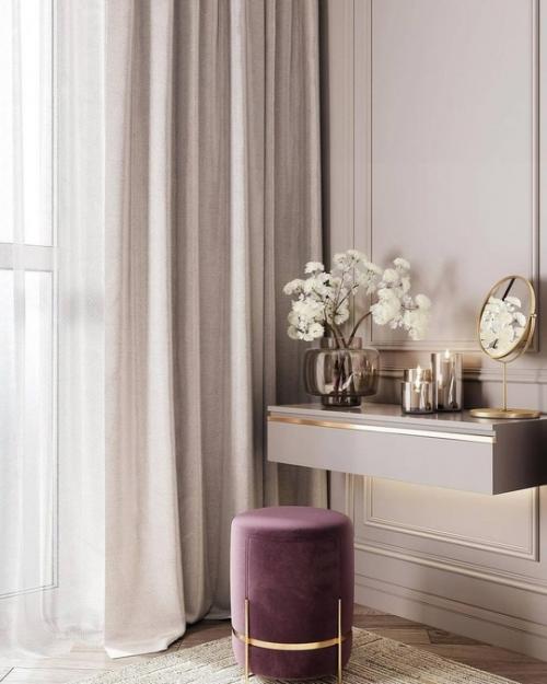 Уютный интерьер в кофейных и серо - бежевых оттенках создает атмосферу уюта и спокойствия. 01