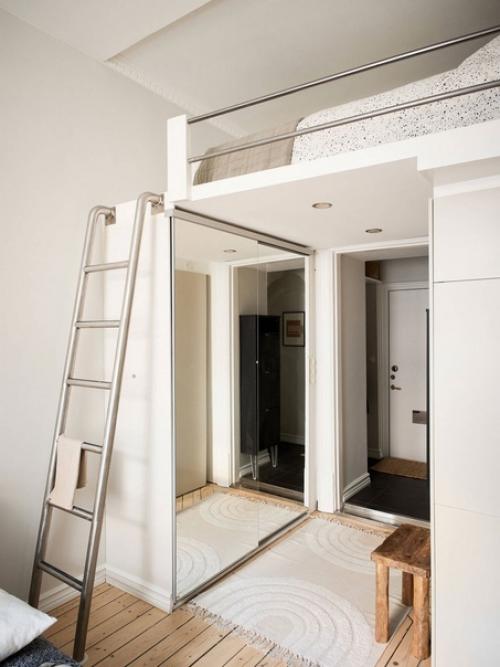 Уютная квартира размером с комнату в Швеции (19 кв. 05