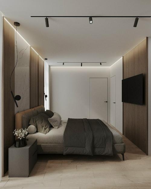 Эта спальня - пространство тишины, баланса и настоящего комфорта. 02