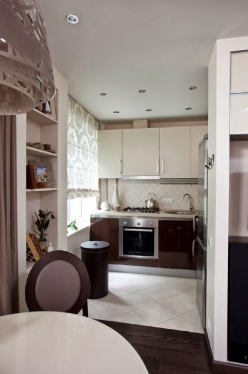 Очень уютный интерьер квартиры - студии площадью 33 кв. 02