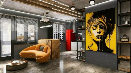 Проект перепланировки однокомнатной квартиры в студию 40, 3 м 2 (43, 4 м 2 с балконом. 01