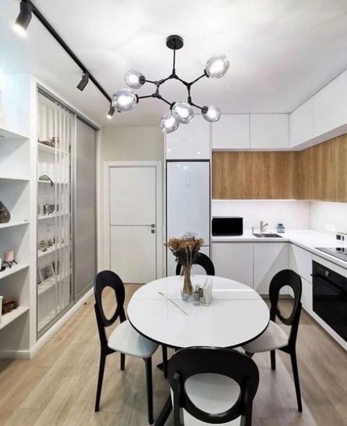 Интерьер кухни - гостиной. 01