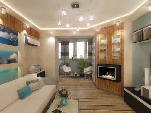 Дизайн проект 2-х комнатной квартиры 68 кв.