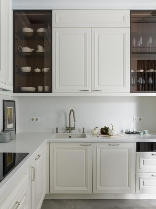 Неоклассика в бирюзовых цветах: Сталинка в Санкт-петербурге, 142 м. 04