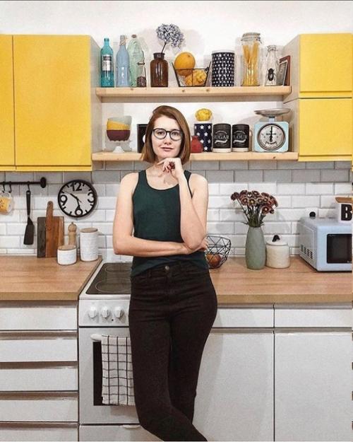 Советский кухонный гарнитур в новом интерьере при минимальном бюджете. 02